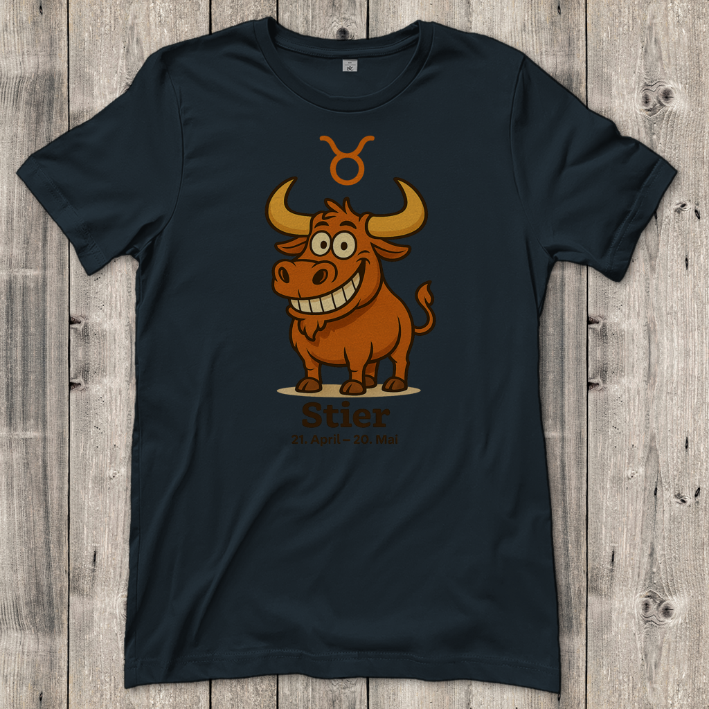 Damen T-Shirt Stier Comic