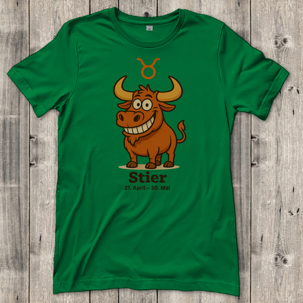Damen T-Shirt Stier Comic