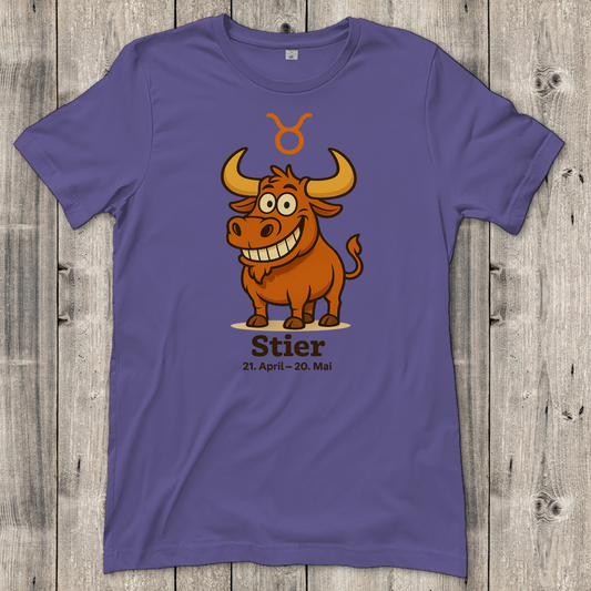 Damen T-Shirt Stier Comic