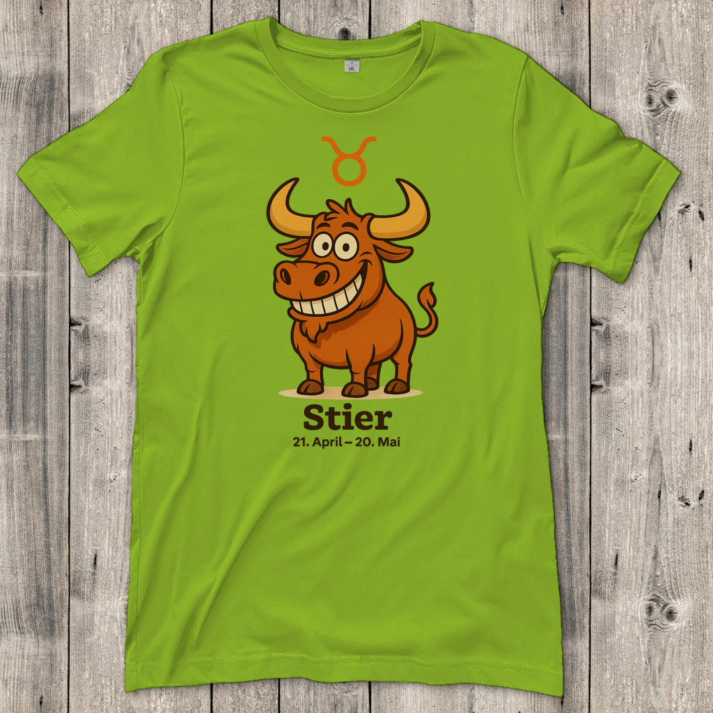 Damen T-Shirt Stier Comic