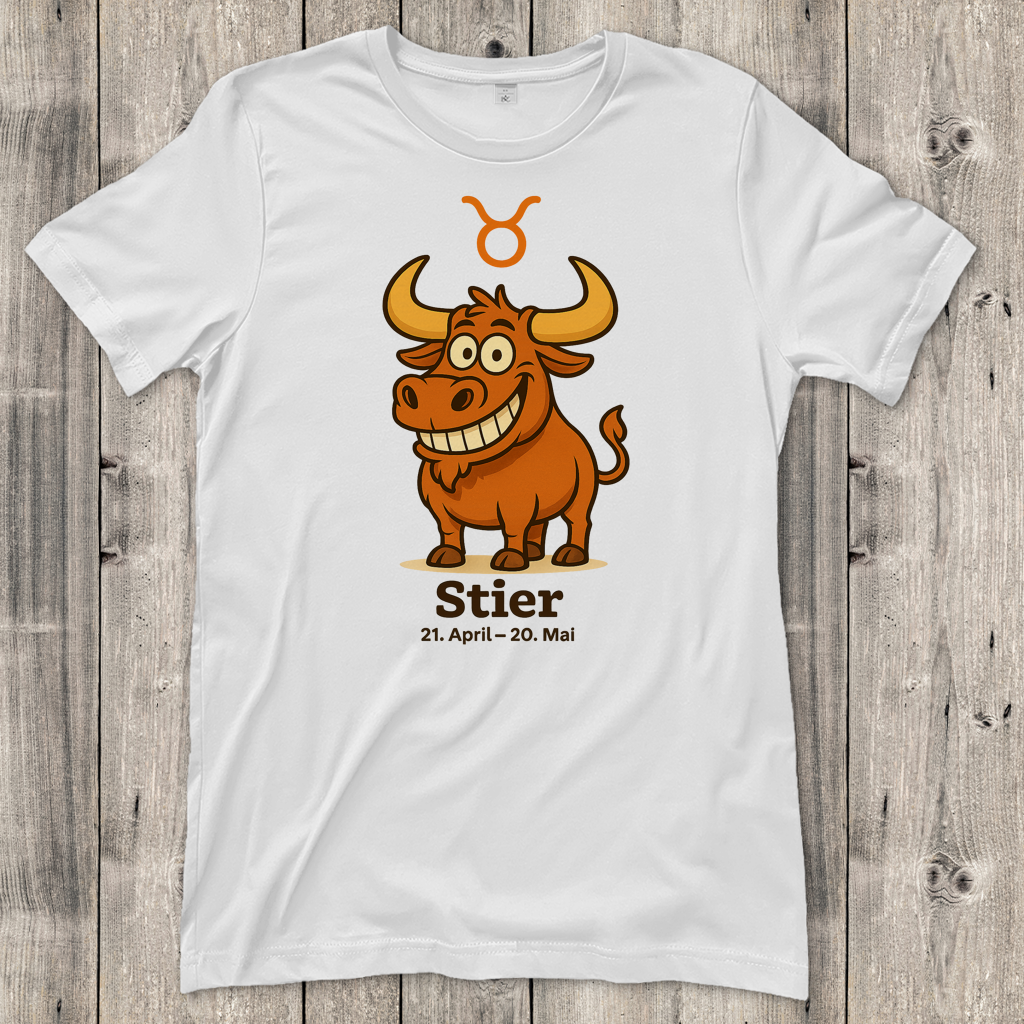 Damen T-Shirt Stier Comic