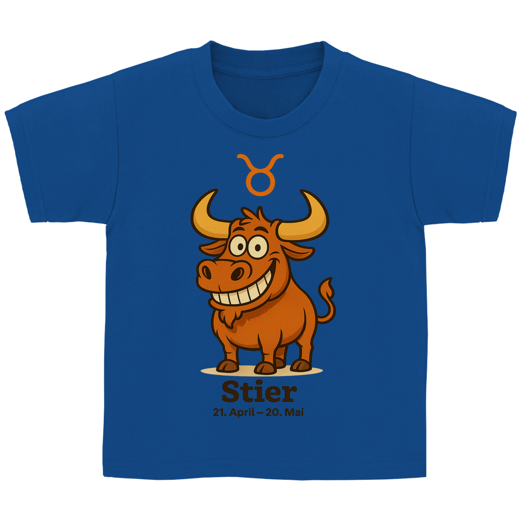 Kinder Basic T-Shirt Stier Comic