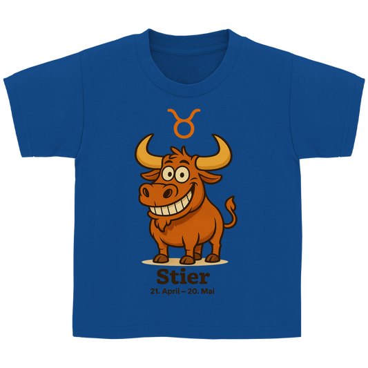 Kinder Basic T-Shirt Stier Comic