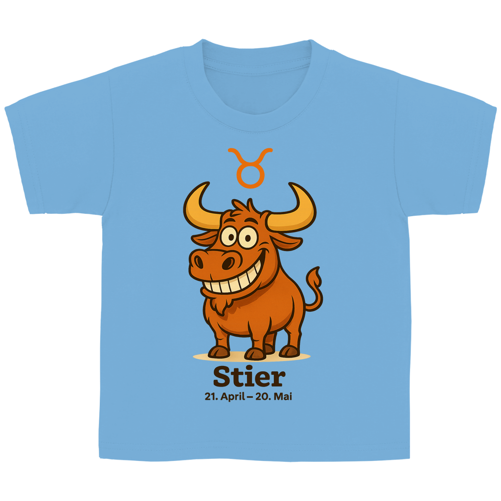 Kinder Basic T-Shirt Stier Comic