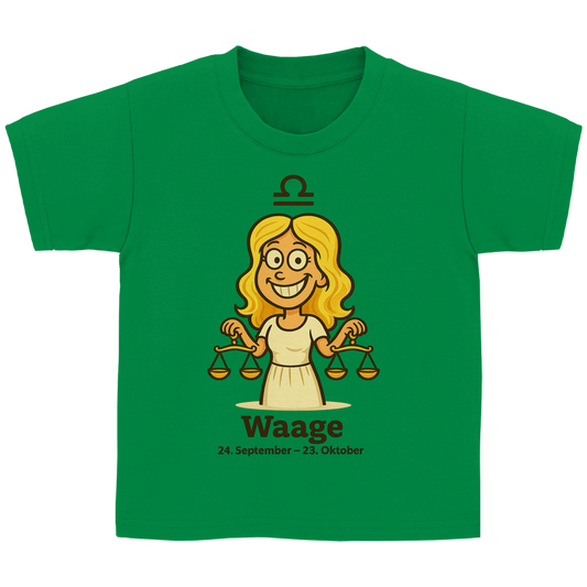 Kinder Basic T-Shirt Waage Comic