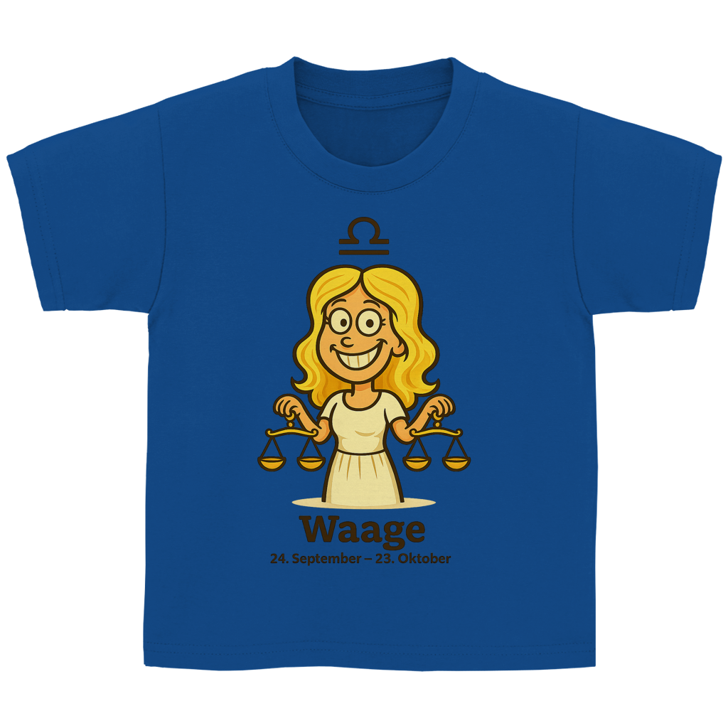 Kinder Basic T-Shirt Waage Comic