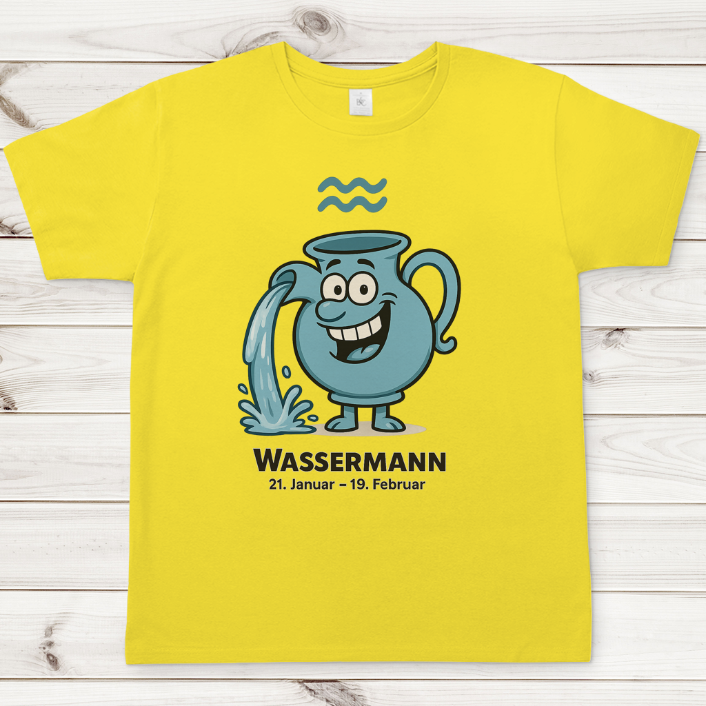 Herren T-Shirt Wassermann Comic