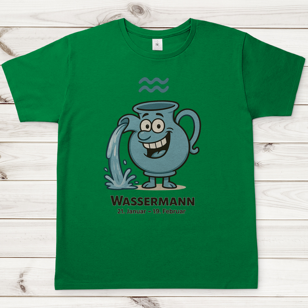 Herren T-Shirt Wassermann Comic
