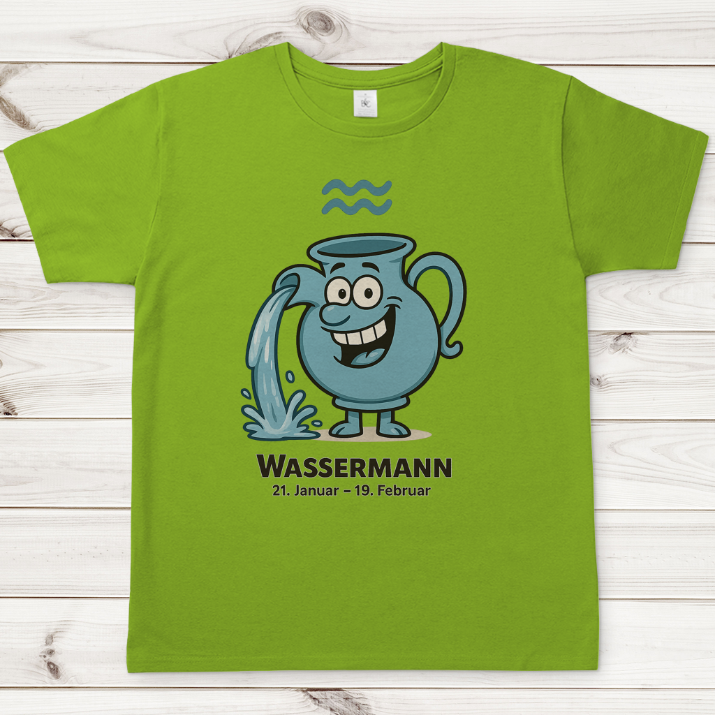 Herren T-Shirt Wassermann Comic