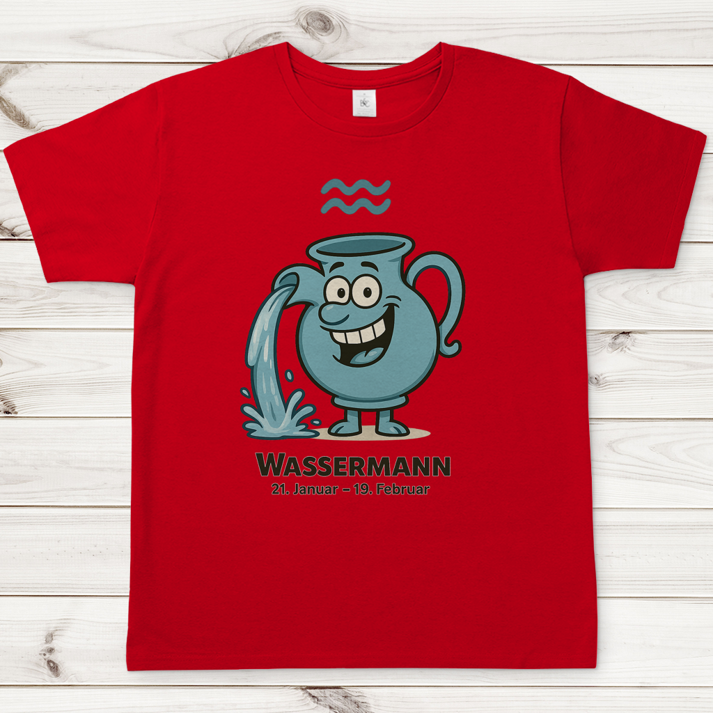 Herren T-Shirt Wassermann Comic