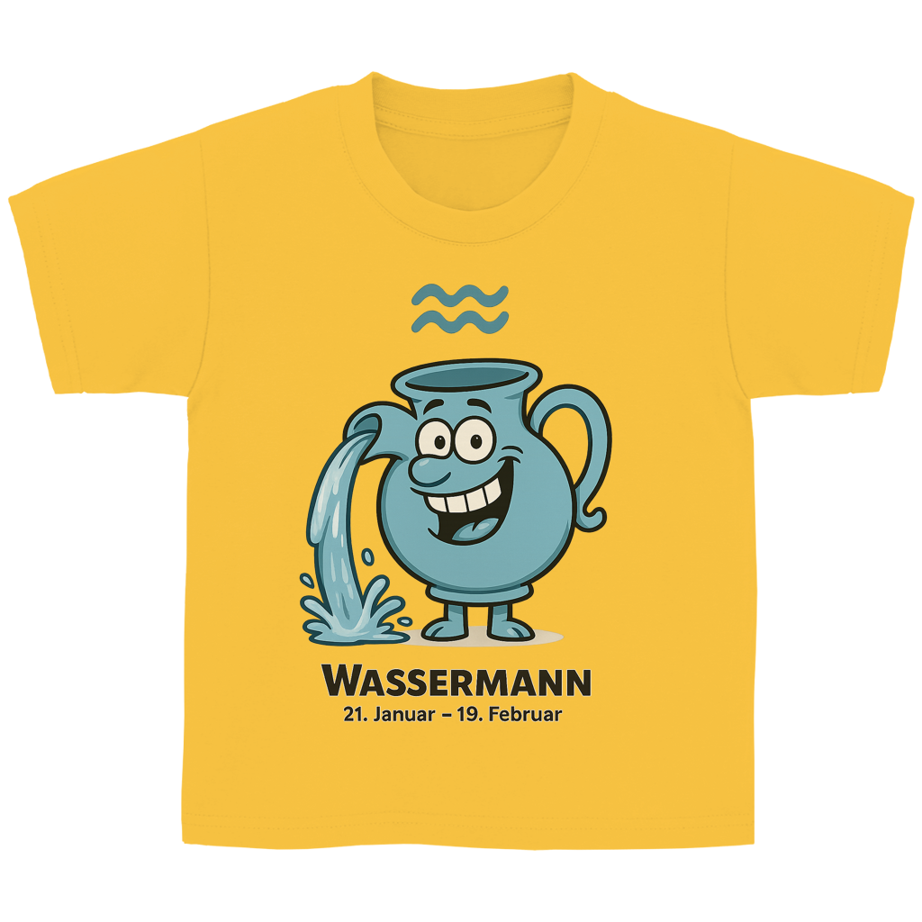 Kinder Basic T-Shirt Wassermann Comic