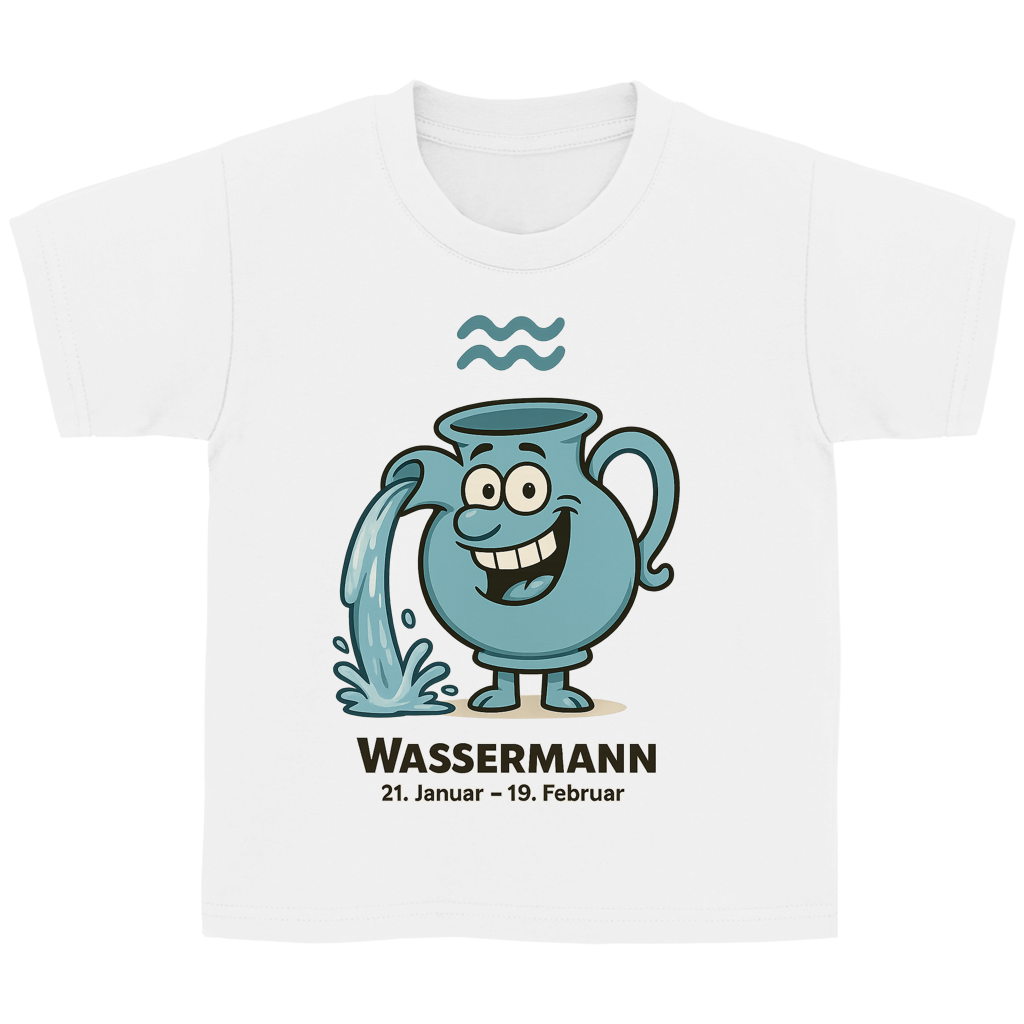 Kinder Basic T-Shirt Wassermann Comic