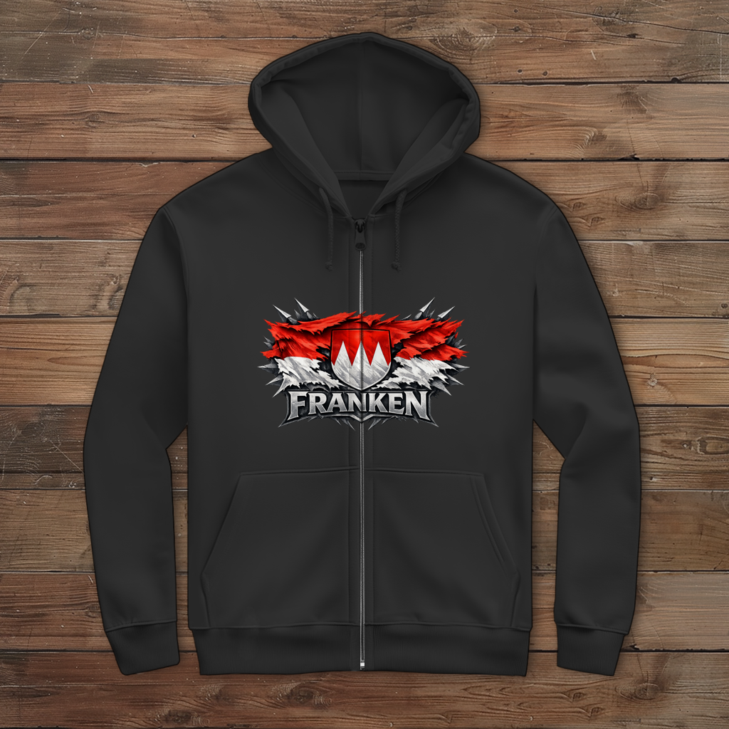 Herren Zipper Hoodie Bassdscho Ritter