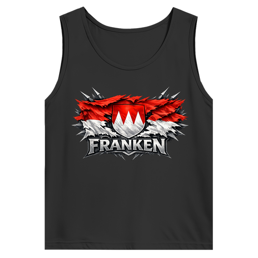 Herren Basic Tank Top Franken Fahne