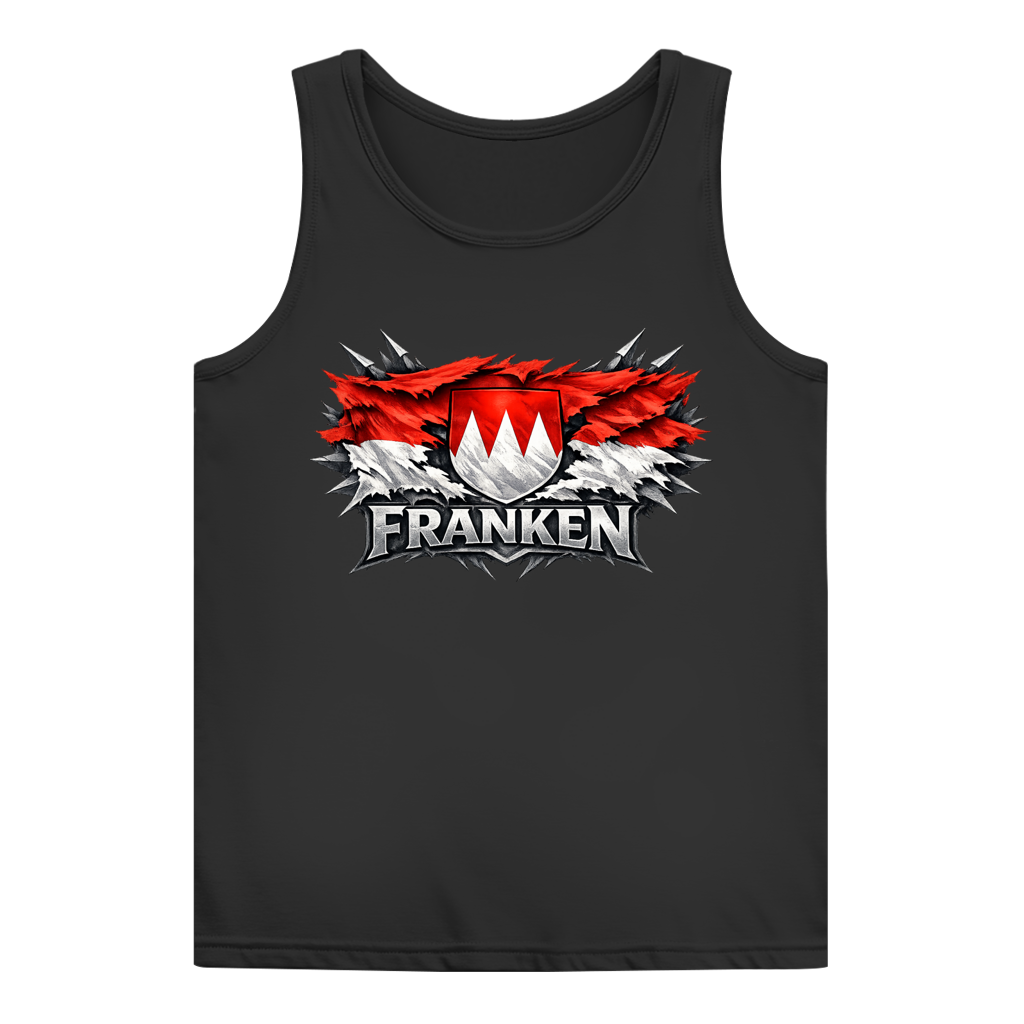 Damen Basic Tank Top Franken Fahne
