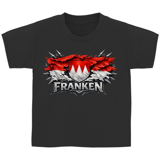 Kinder Basic T-Shirt Franken Fahne