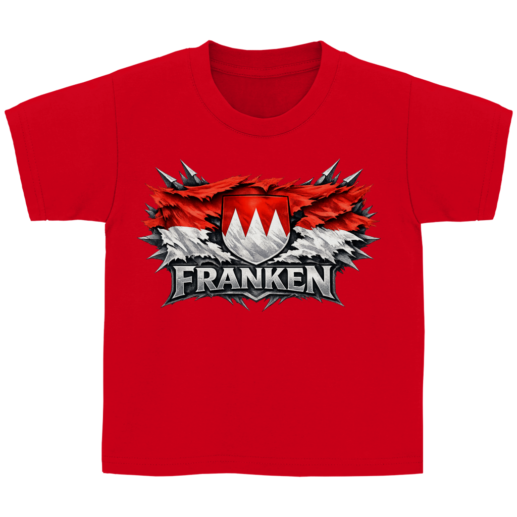 Kinder Basic T-Shirt Franken Fahne
