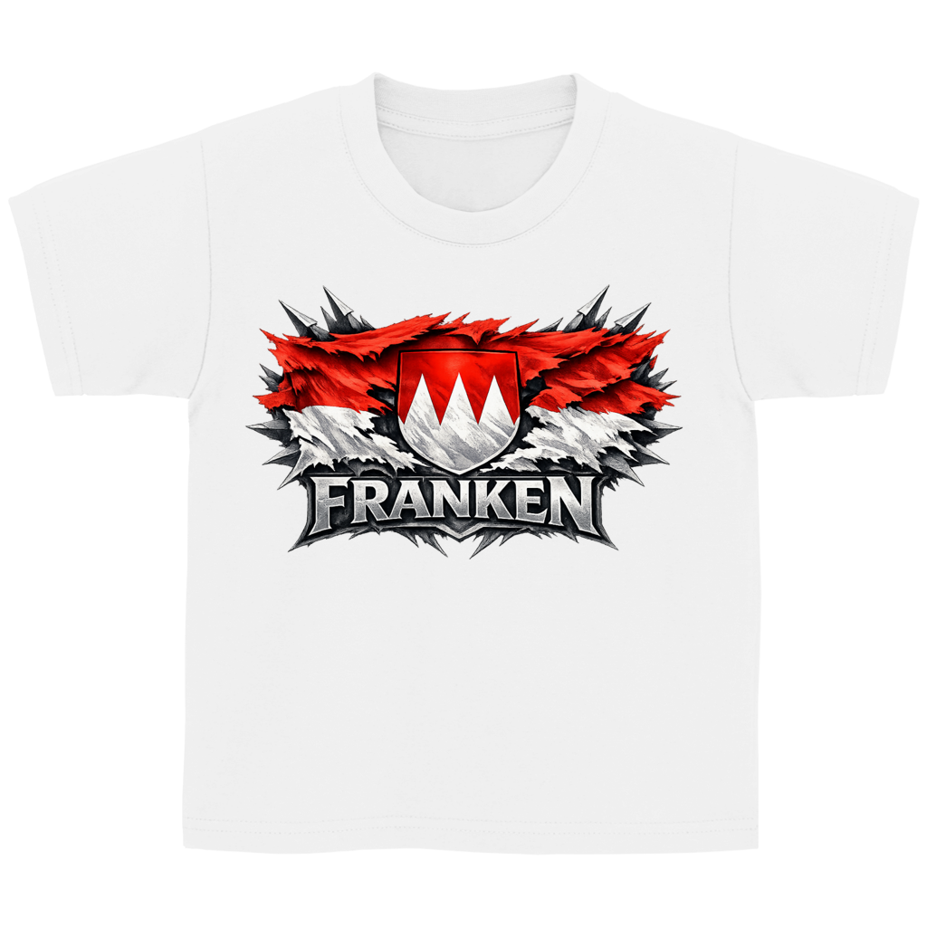 Kinder Basic T-Shirt Franken Fahne