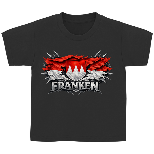 Kinder Basic T-Shirt Franken Fahne