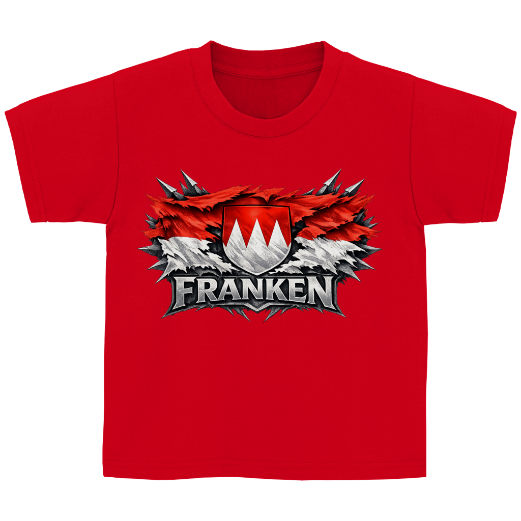 Kinder Basic T-Shirt Franken Fahne