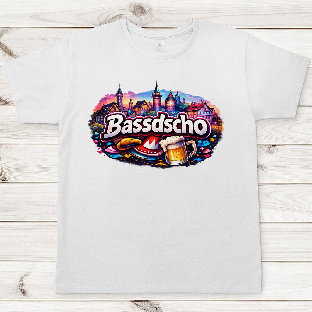Herren T-Shirt Bassdscho Stadt