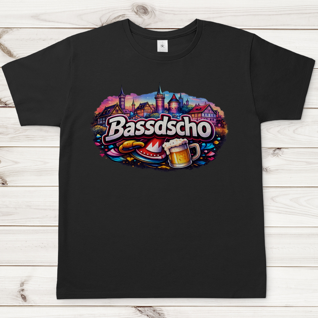 Herren T-Shirt Bassdscho Stadt