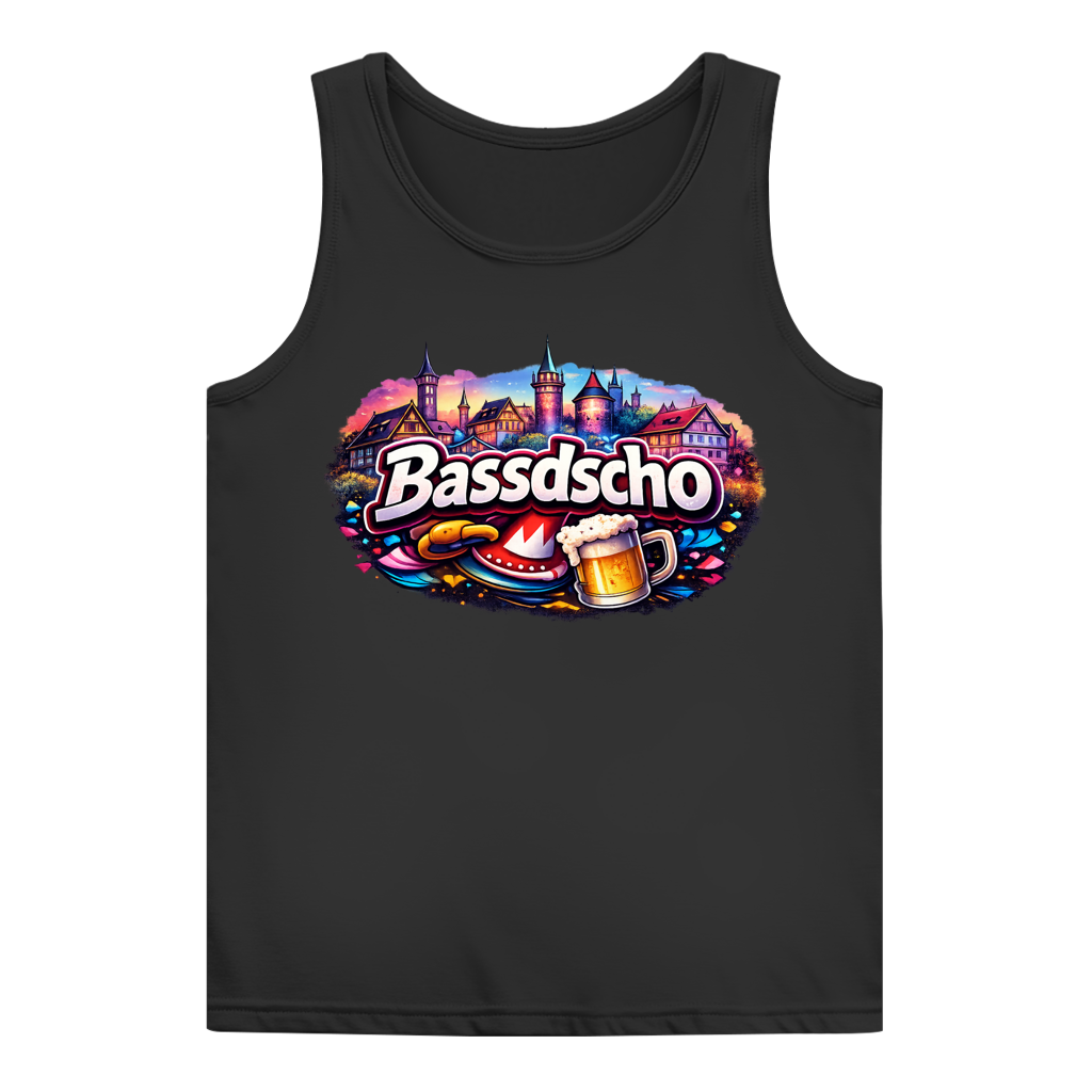 Damen Basic Tank Top Bassdscho Stadt
