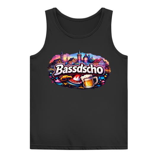 Damen Basic Tank Top Bassdscho Stadt