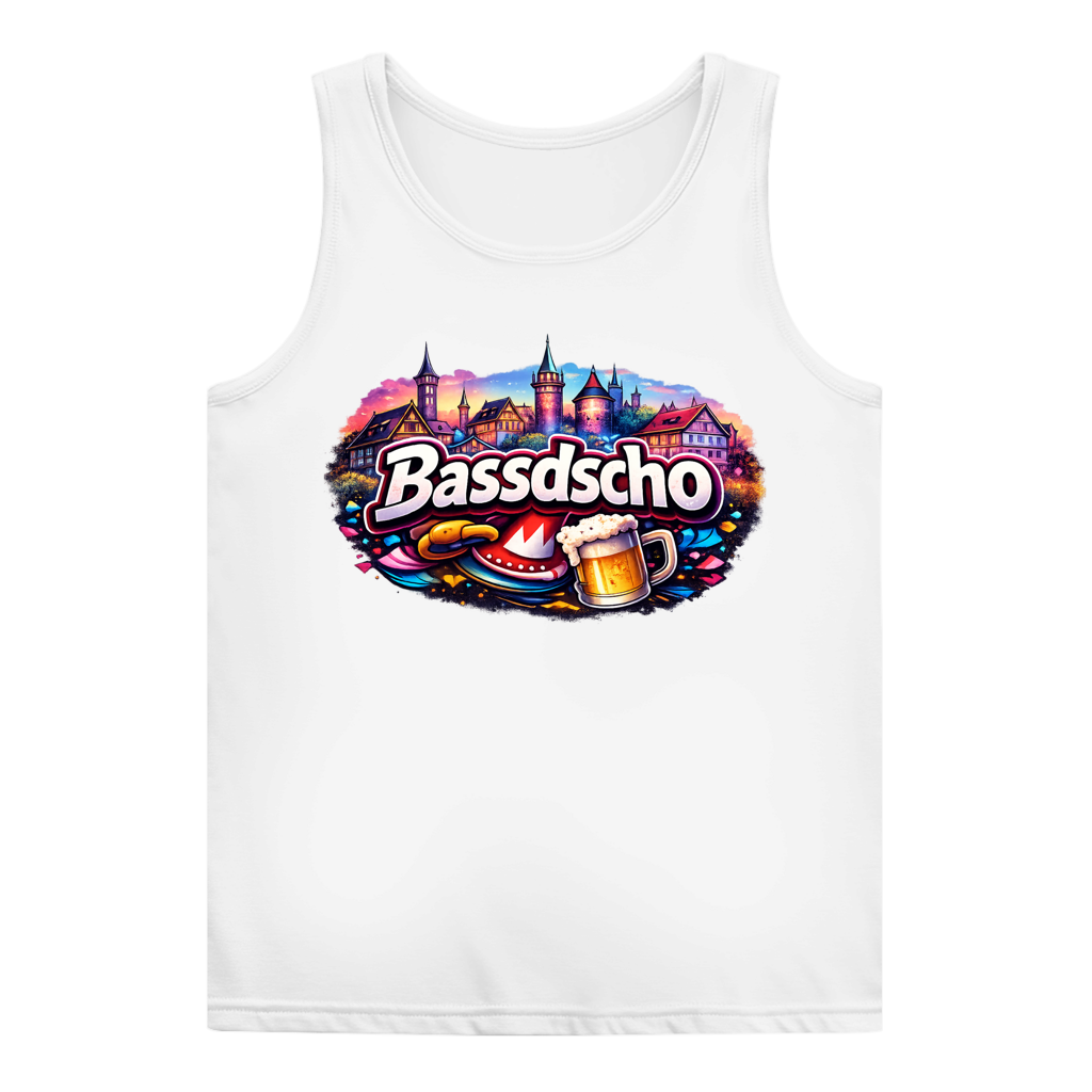 Damen Basic Tank Top Bassdscho Stadt