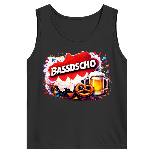 Herren Basic Tank Top Bassdscho Bier und Brezel