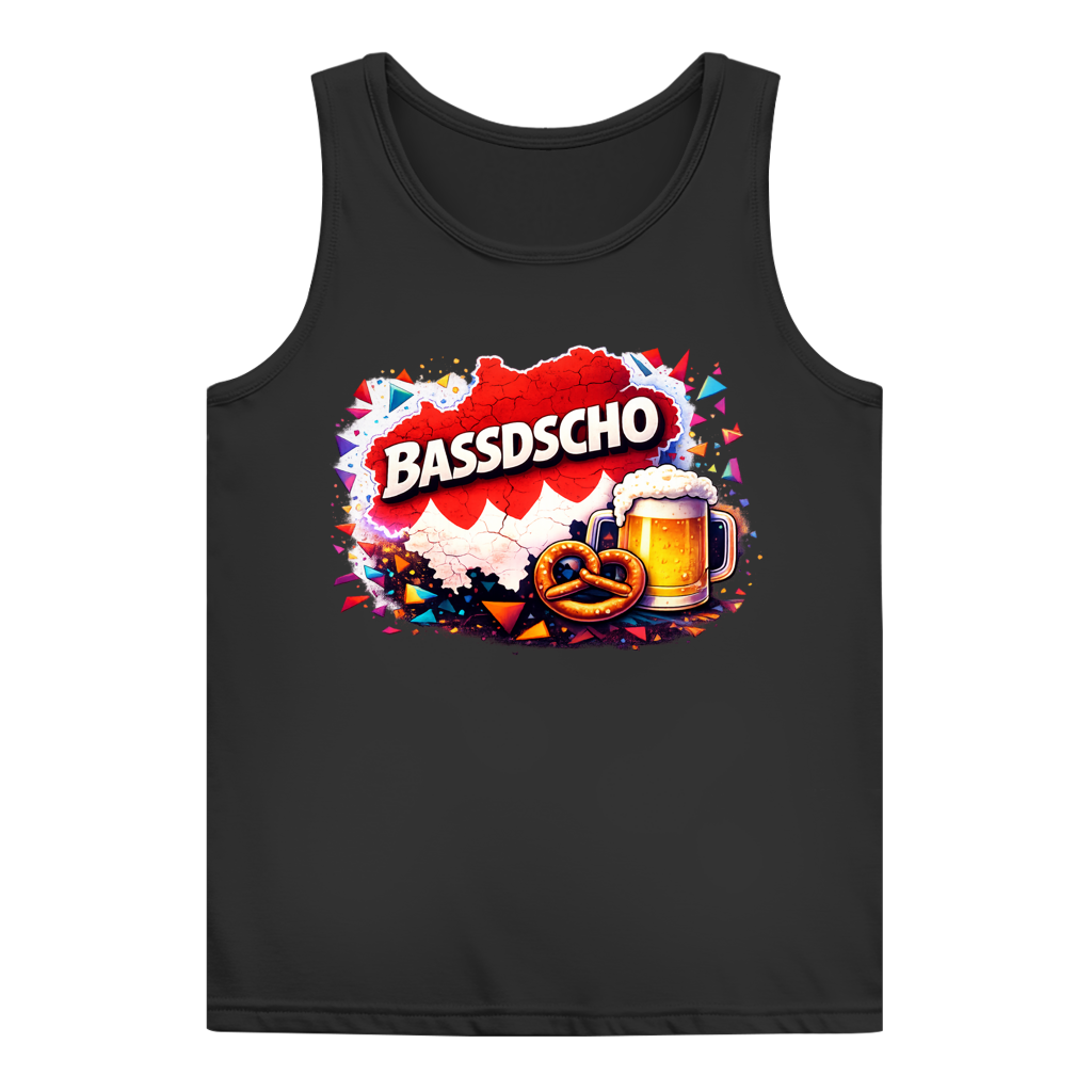 Damen Basic Tank Top Bassdscho Bier und Brezel