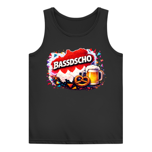 Damen Basic Tank Top Bassdscho Bier und Brezel