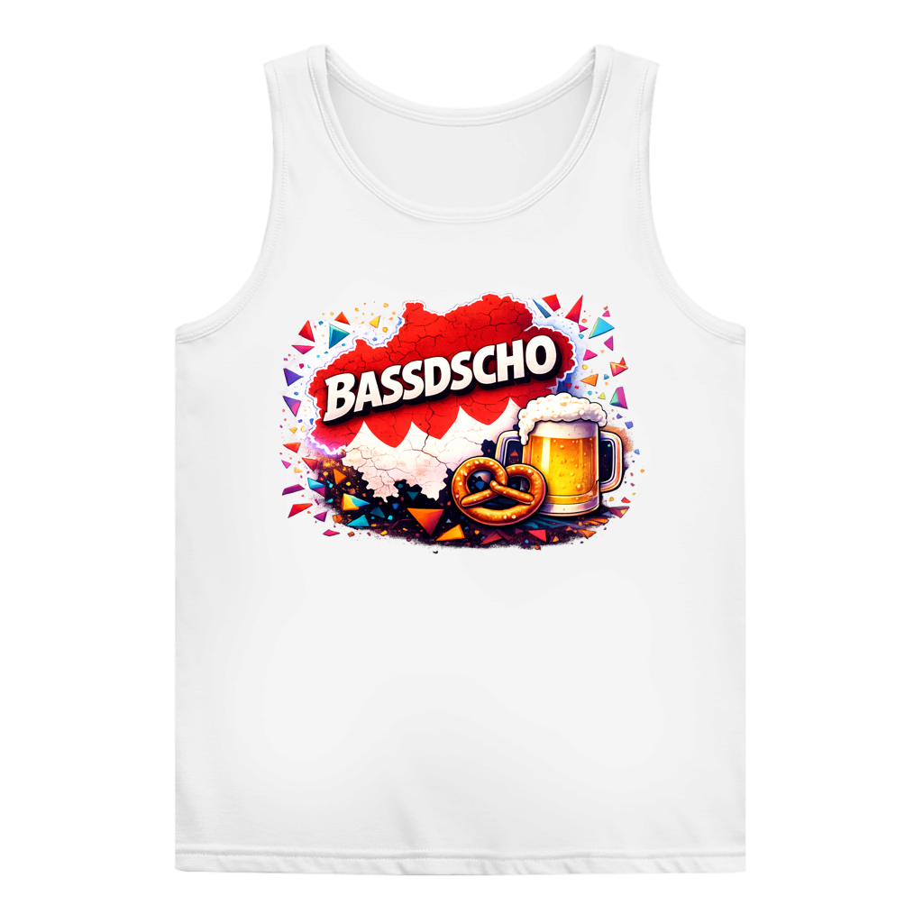 Damen Basic Tank Top Bassdscho Bier und Brezel