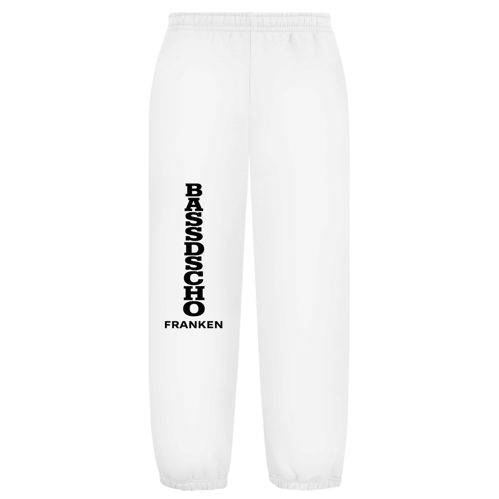 Oversize Fluffy Sweatpants Hose Bassdscho Franken schwarz