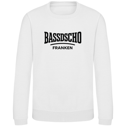 Kinder Sweatshirt Bassdscho Franken Schrift schwarz