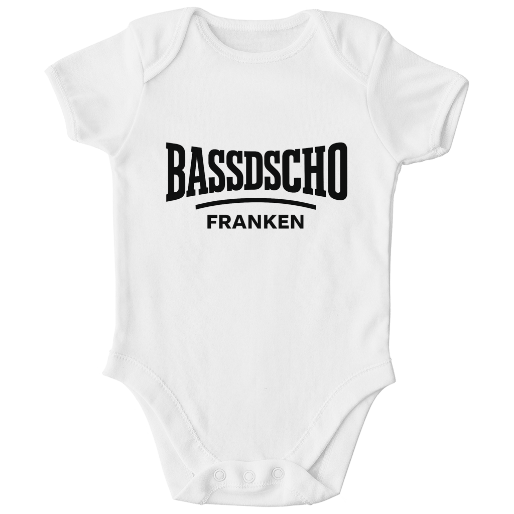 Kinder Bio Body Bassdscho Franken Schrift schwarz