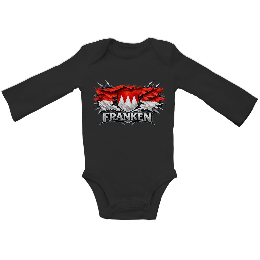 Baby Bio Bodysuite Langarm Franken Fahne