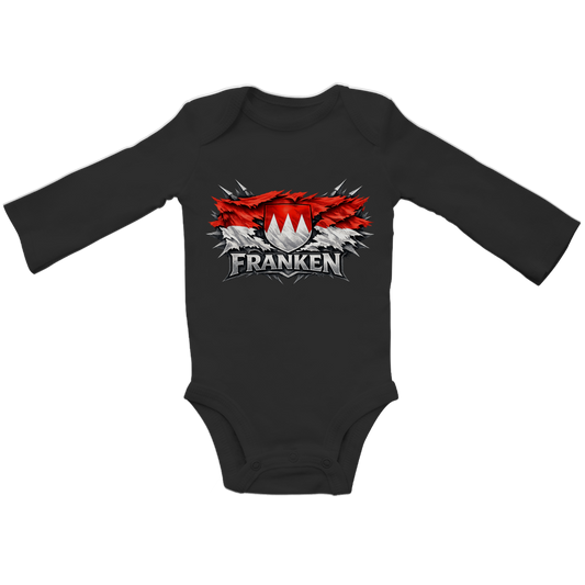 Baby Bio Bodysuite Langarm Franken Fahne