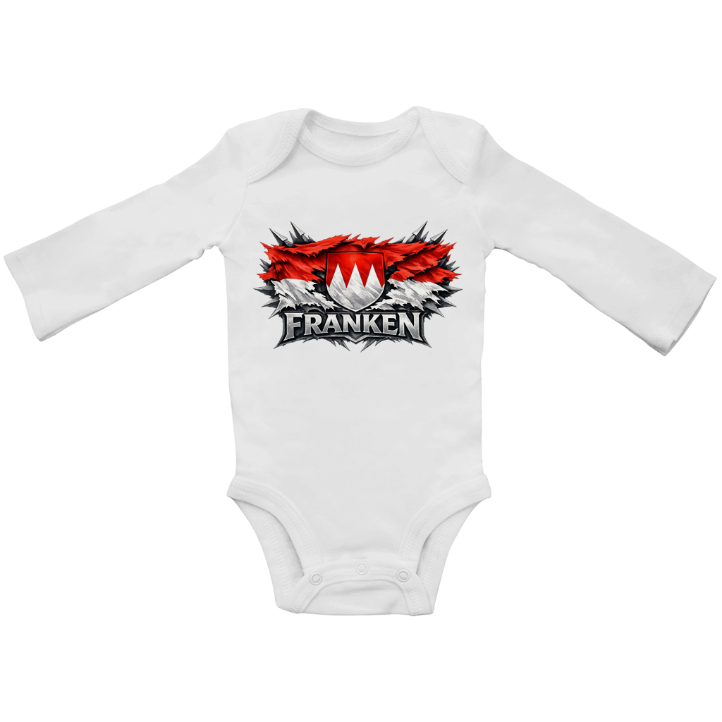 Baby Bio Bodysuite Langarm Franken Fahne