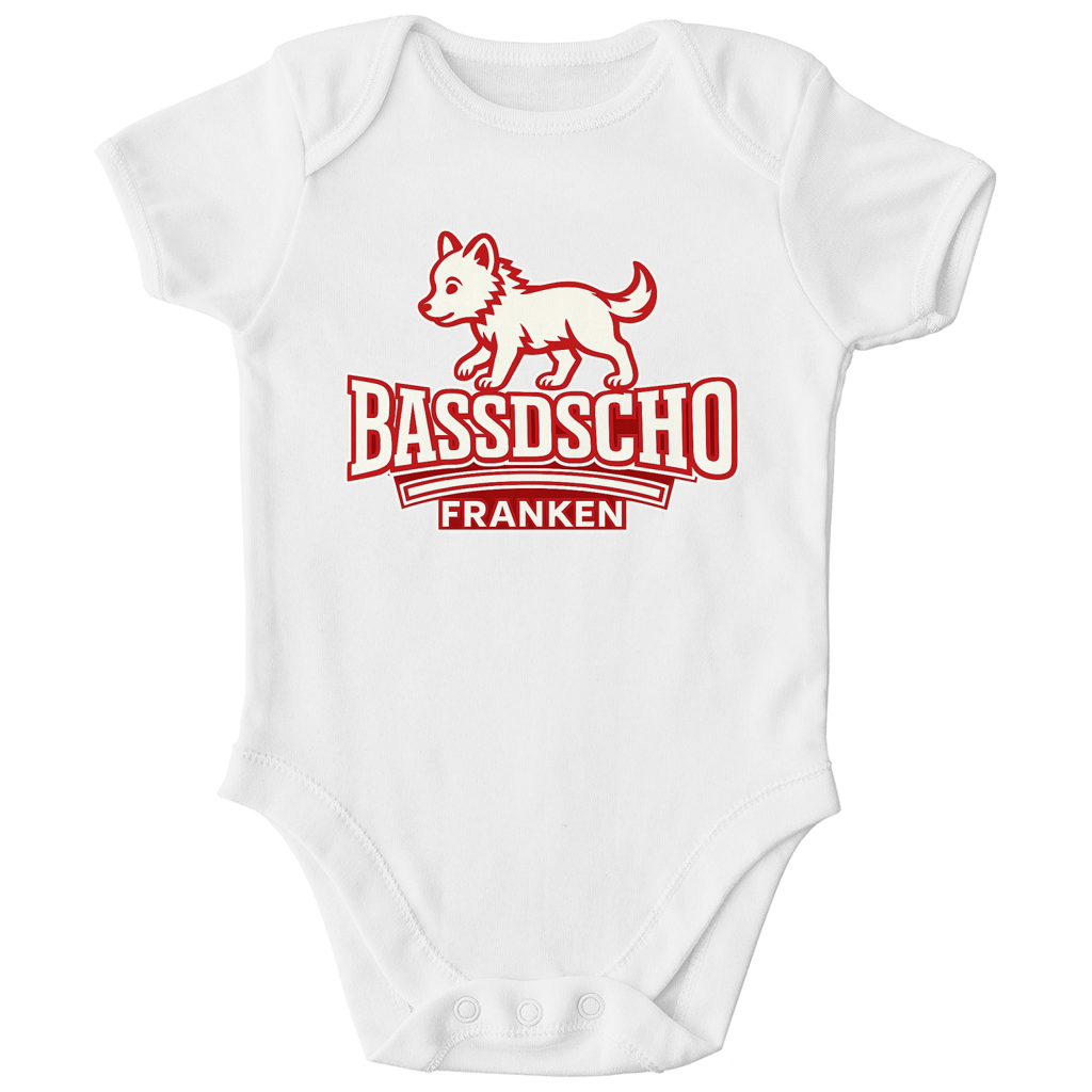 Kinder Bio Body Bassdscho Franken Wolf rot klein