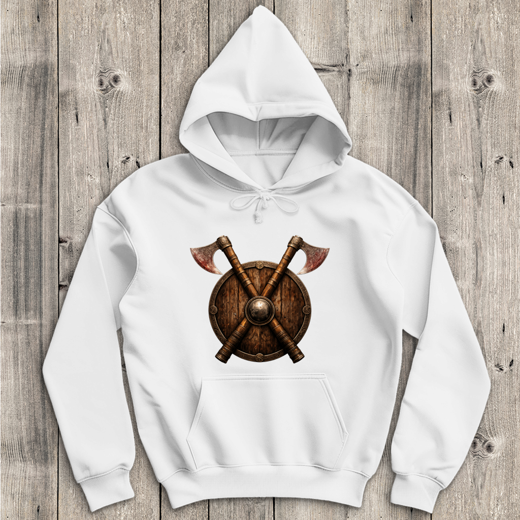 Herren Hoodie bis die Welt endet Wikinger