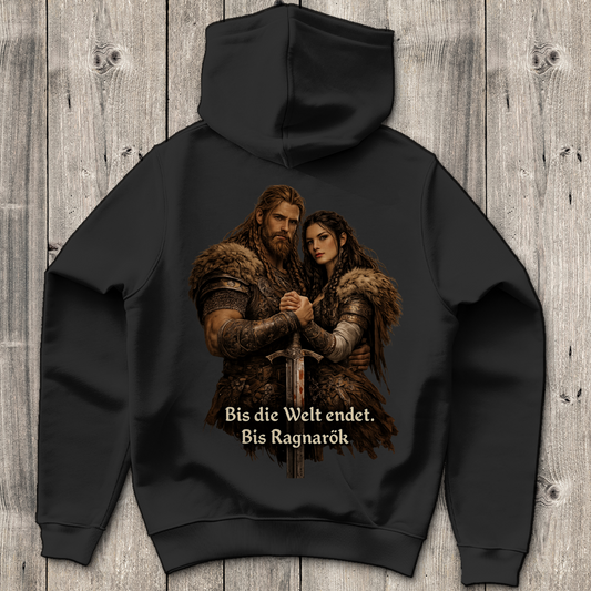 Herren Hoodie bis die Welt endet Wikinger