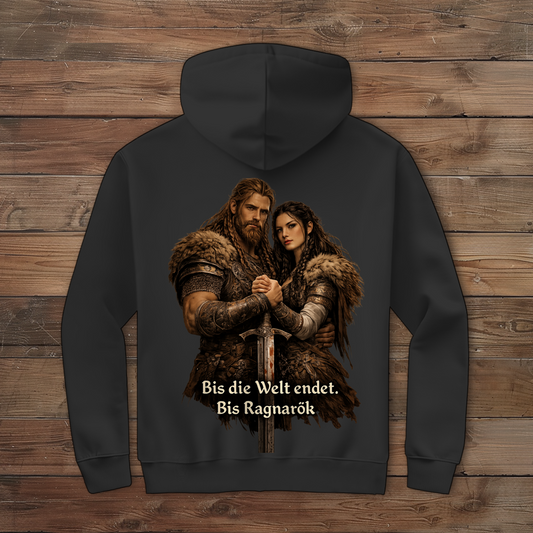 Herren Zipper Hoodie bis die Welt endet Wikinger