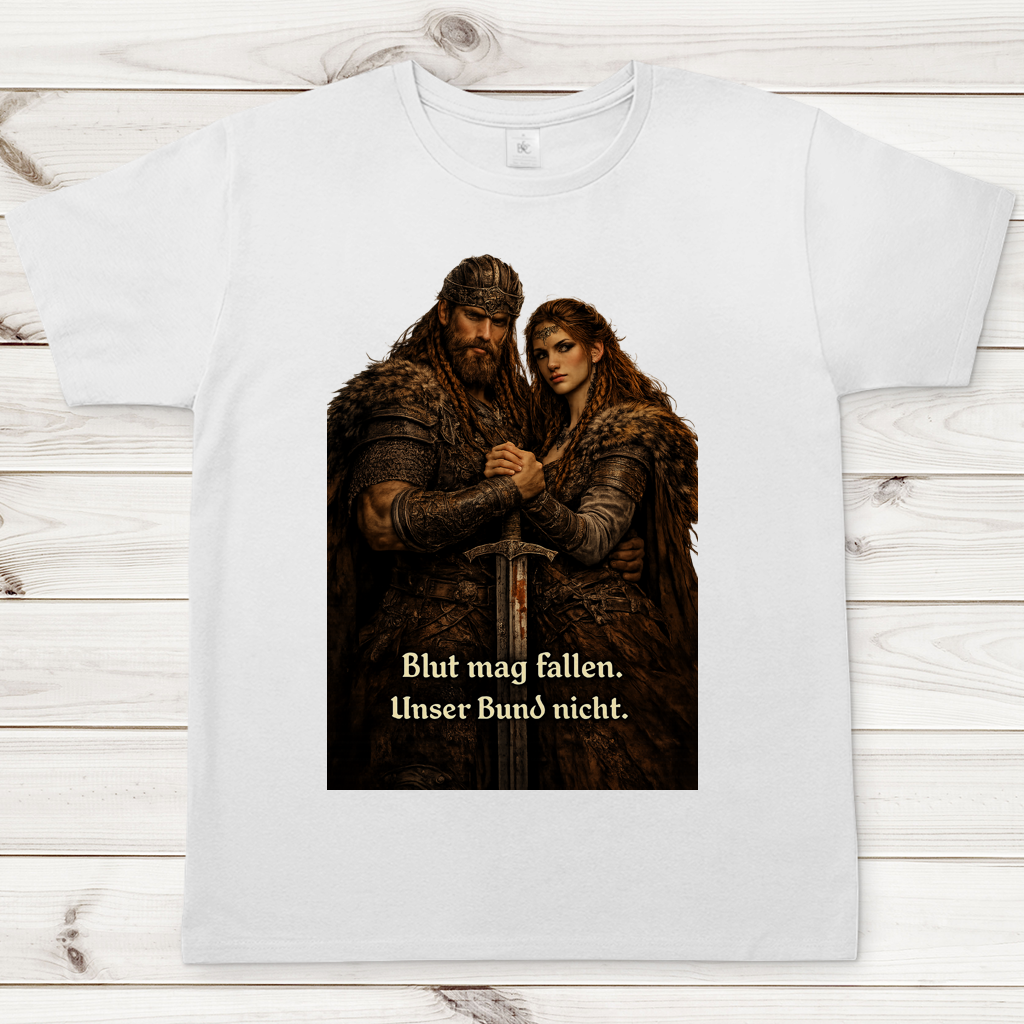 Herren T-Shirt Blut mag fallen unser Bund nicht Wikinger