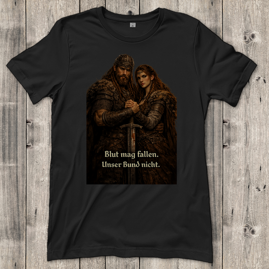 Damen T-Shirt Blut mag fallen unser Bund nicht Wikinger