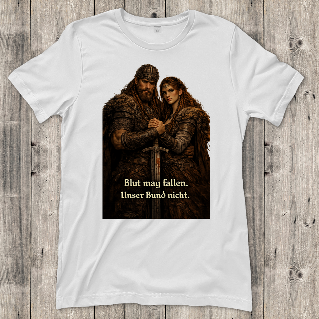 Damen T-Shirt Blut mag fallen unser Bund nicht Wikinger