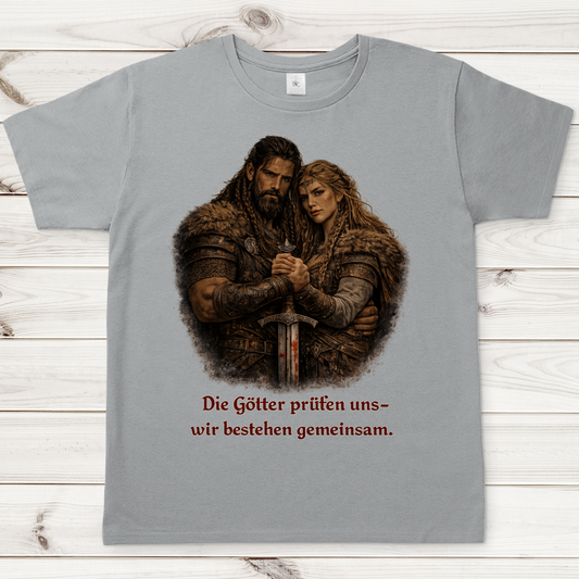 Herren T-Shirt die Götter prüfen uns Wikinger