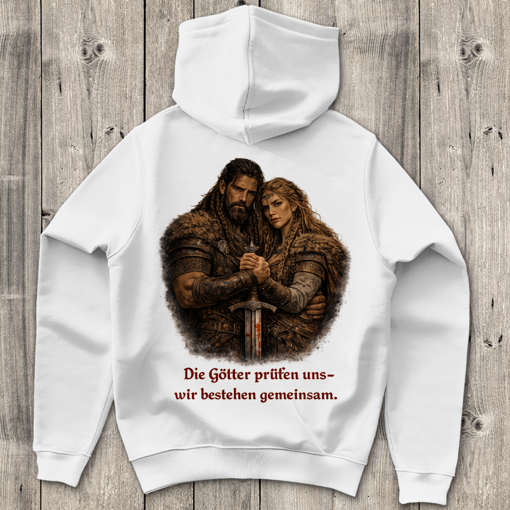 Herren Hoodie die Götter prüfen uns Wikinger