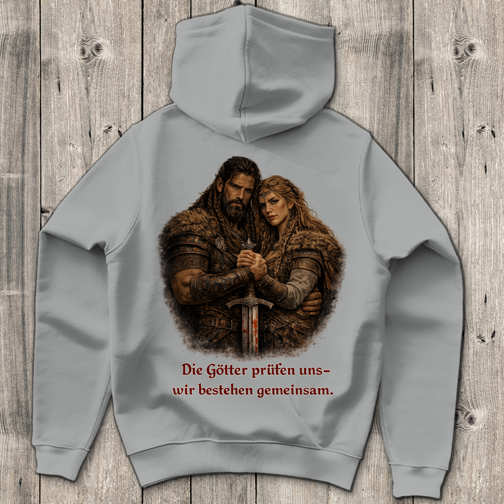 Herren Hoodie die Götter prüfen uns Wikinger