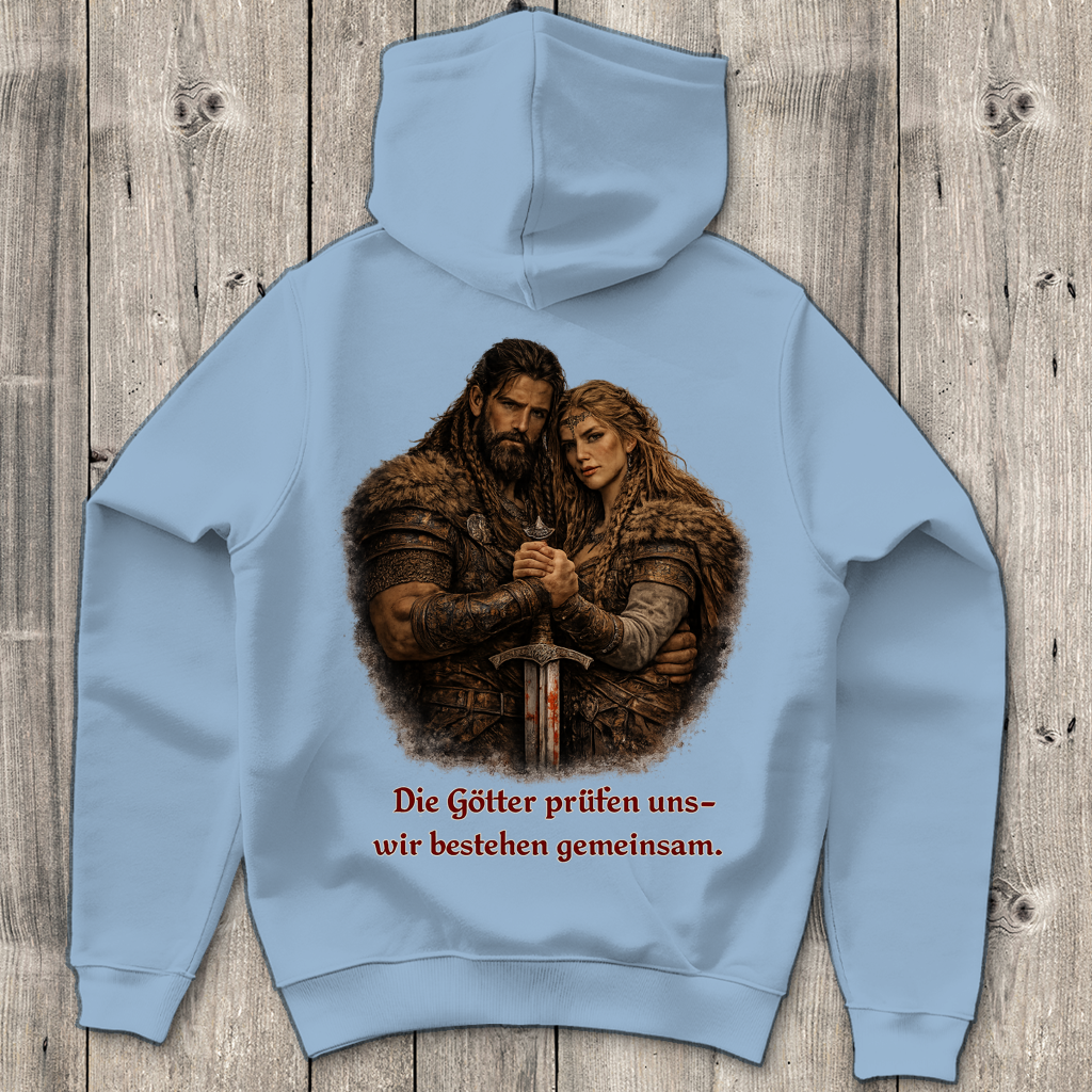 Herren Hoodie die Götter prüfen uns Wikinger